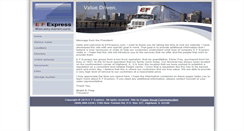 Desktop Screenshot of efexpress.com